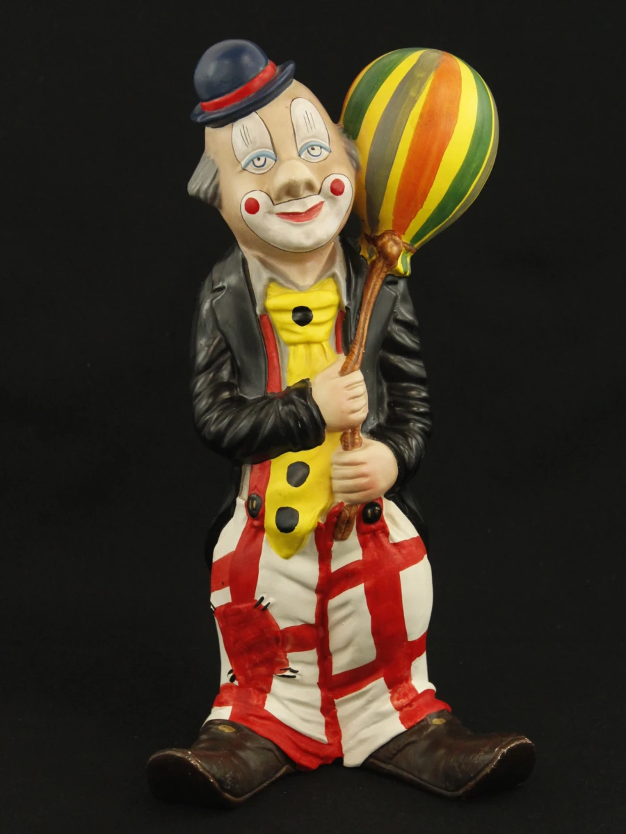 Set van 3 vintage clown spaarpotten in keramiek - foto 7