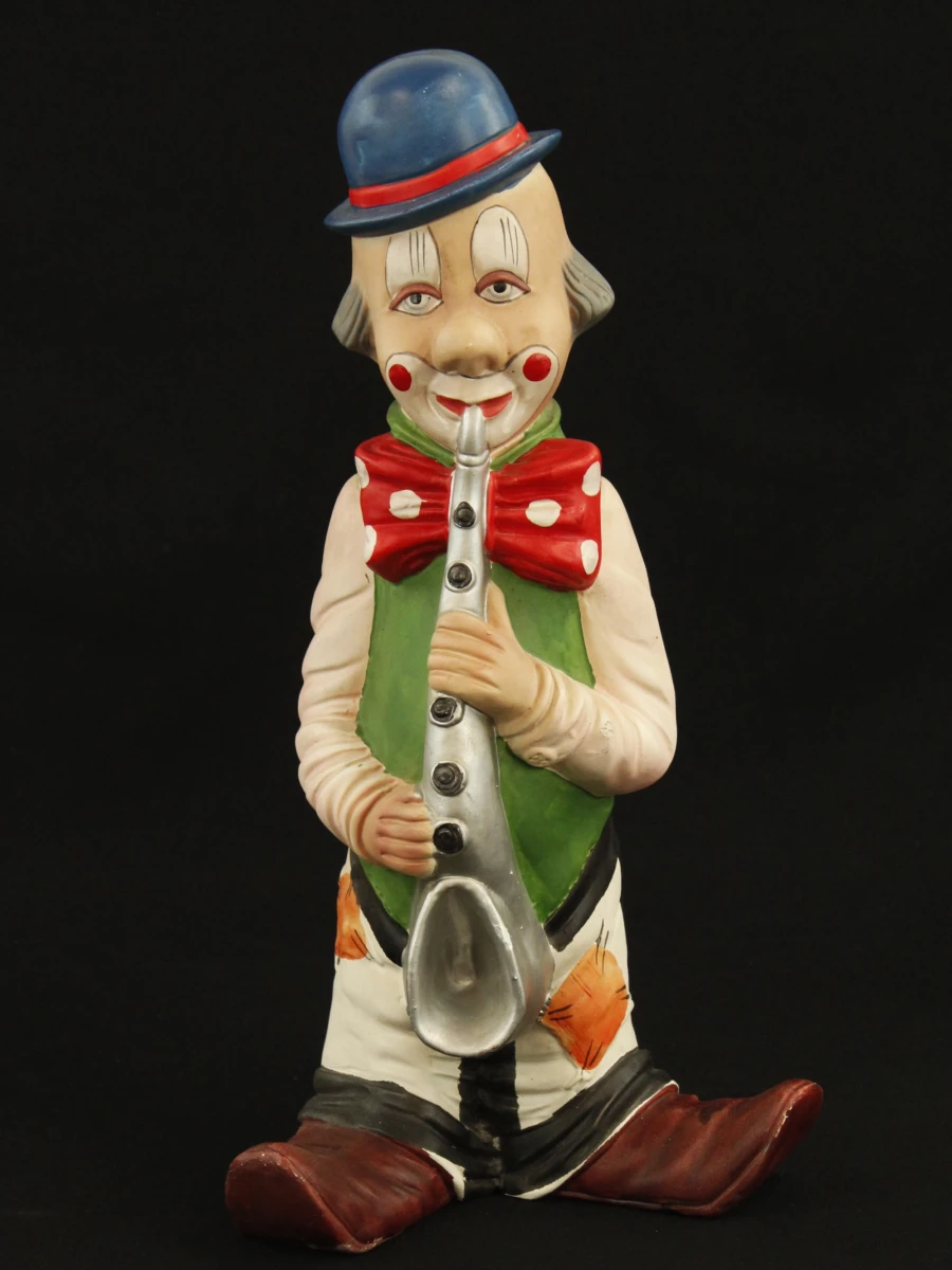 Set van 3 vintage clown spaarpotten in keramiek - foto 8