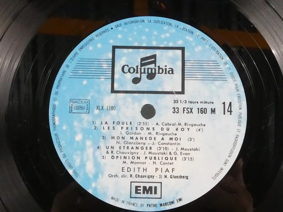 Edith Piaf vinyl platen box set - foto 21