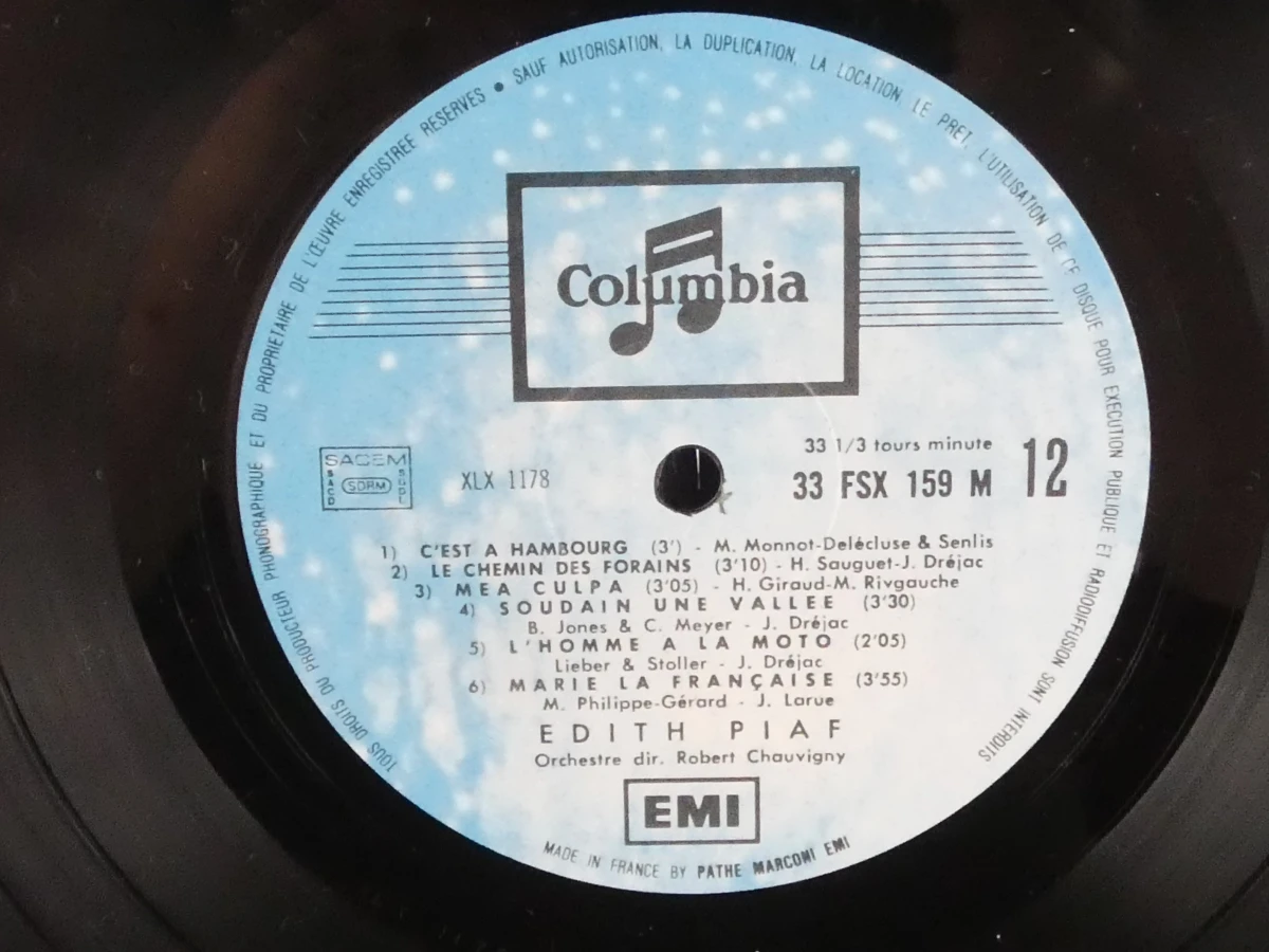 Edith Piaf vinyl platen box set - foto 24