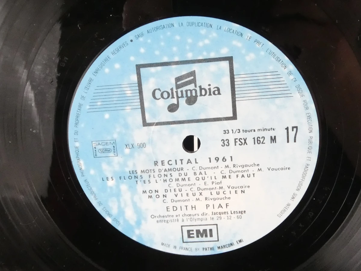 Edith Piaf vinyl platen box set - foto 28