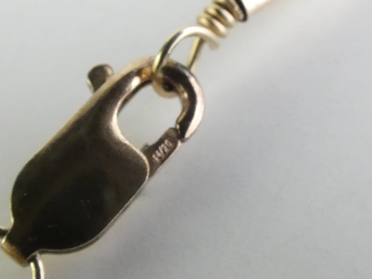 Prachtige Vintage Southwestern 'Liquid Gold' Strengenketting – 12K GF (1/20) – 34,95g - foto 7