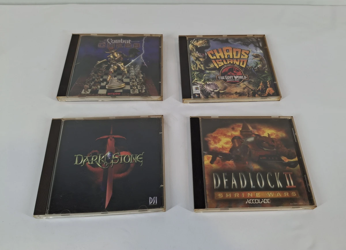 Set van 4 CD-rom pc-spellen in originele doosjes - foto 2