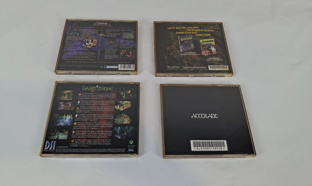 Set van 4 CD-rom pc-spellen in originele doosjes - foto 3