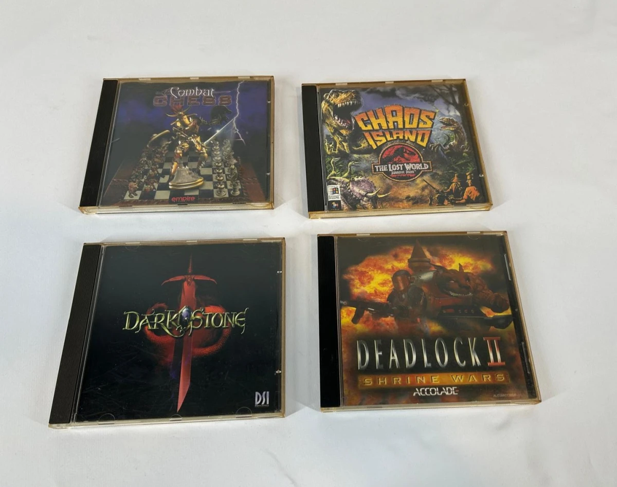 Set van 4 CD-rom pc-spellen in originele doosjes - foto 8