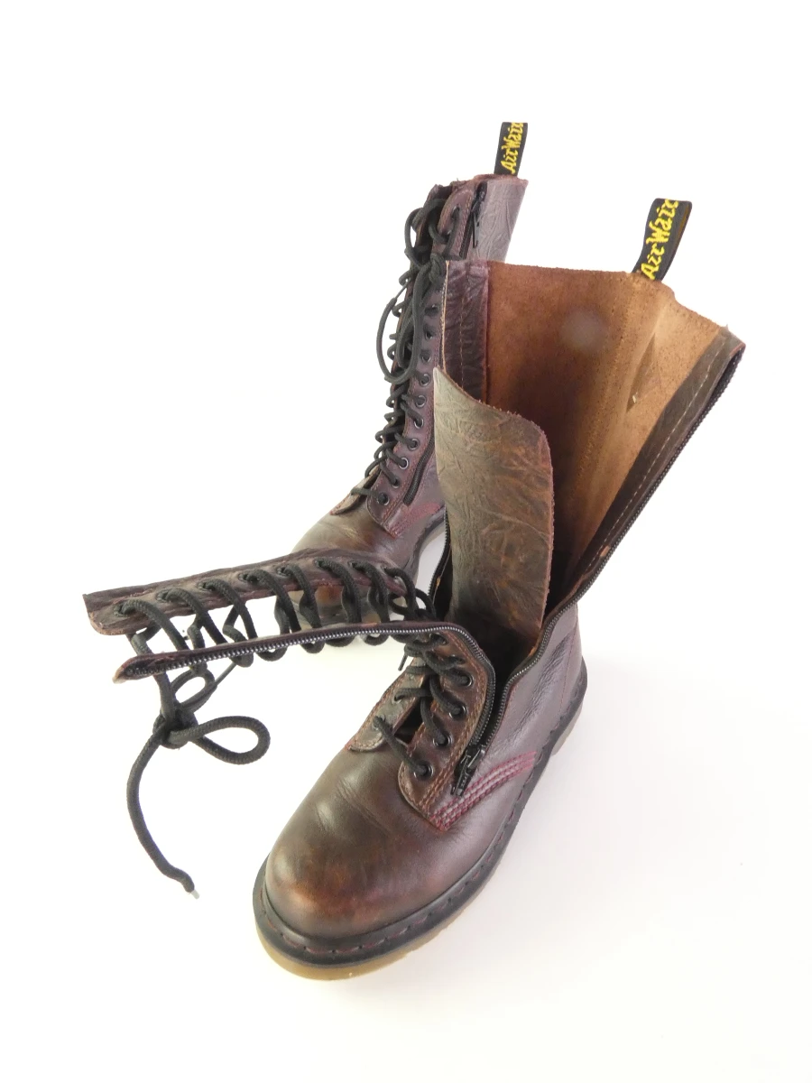 Leren veterlaarzen Dr. Martens, model 9733 - foto 9