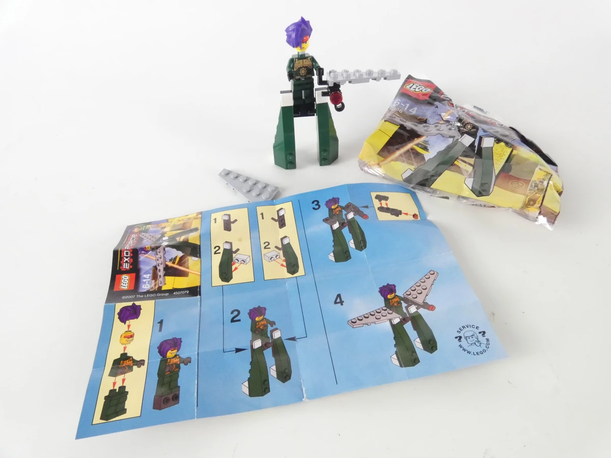 54 x Lego Exo-Force bouwset 3886 Ryo nieuw - foto 5