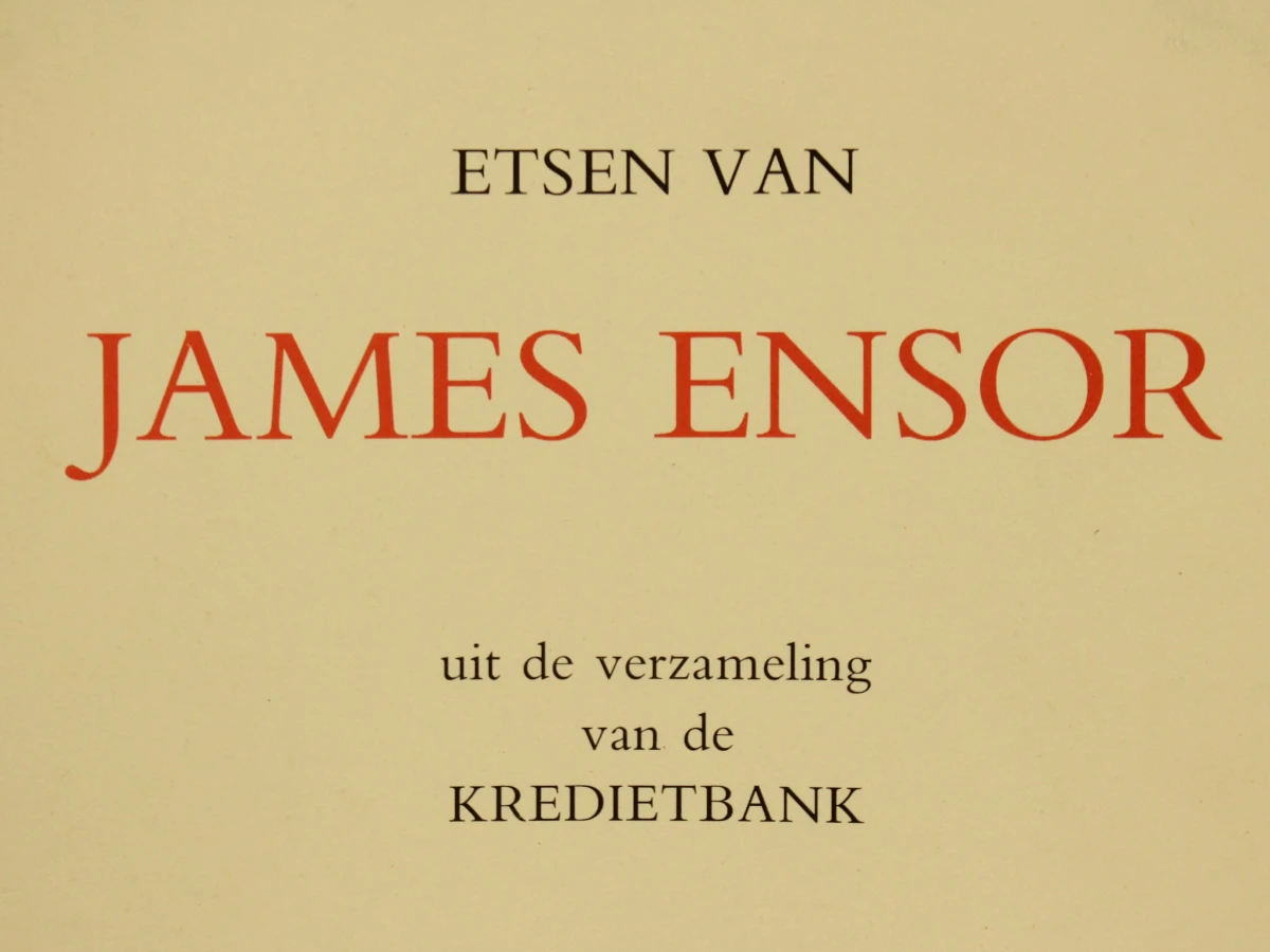 Etsen van James Ensor uit de collectie van de Kredietbank - foto 2
