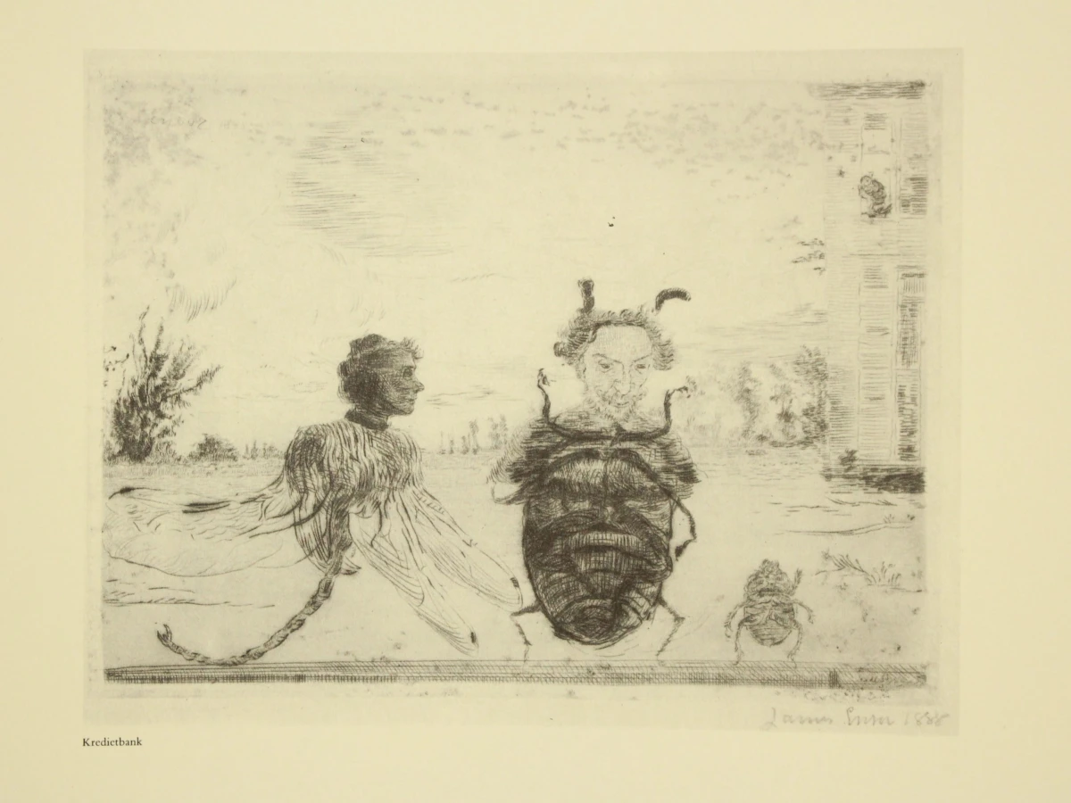 Etsen van James Ensor uit de collectie van de Kredietbank - foto 6