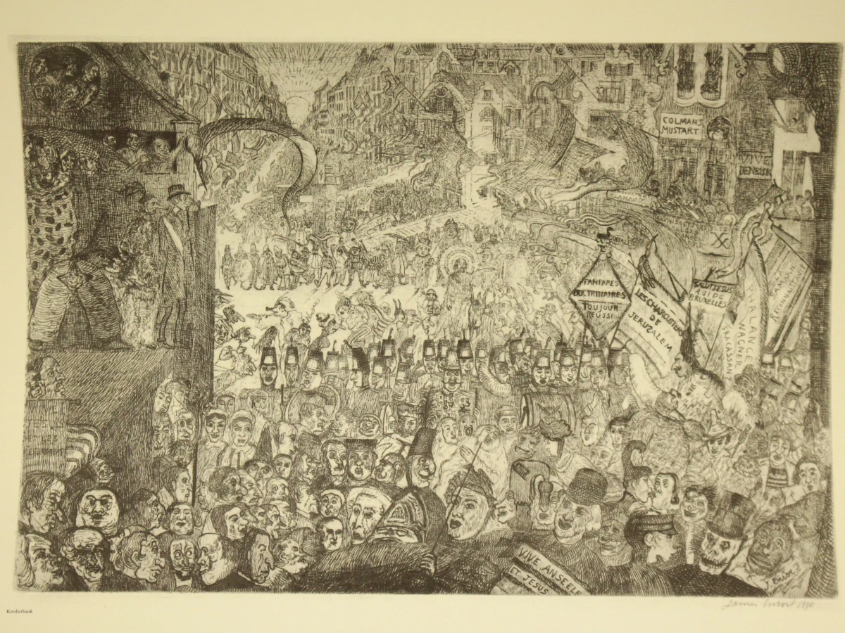 Etsen van James Ensor uit de collectie van de Kredietbank - foto 8