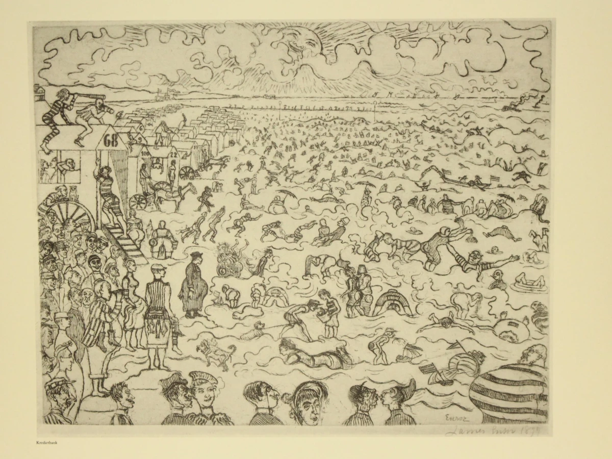 Etsen van James Ensor uit de collectie van de Kredietbank - foto 9