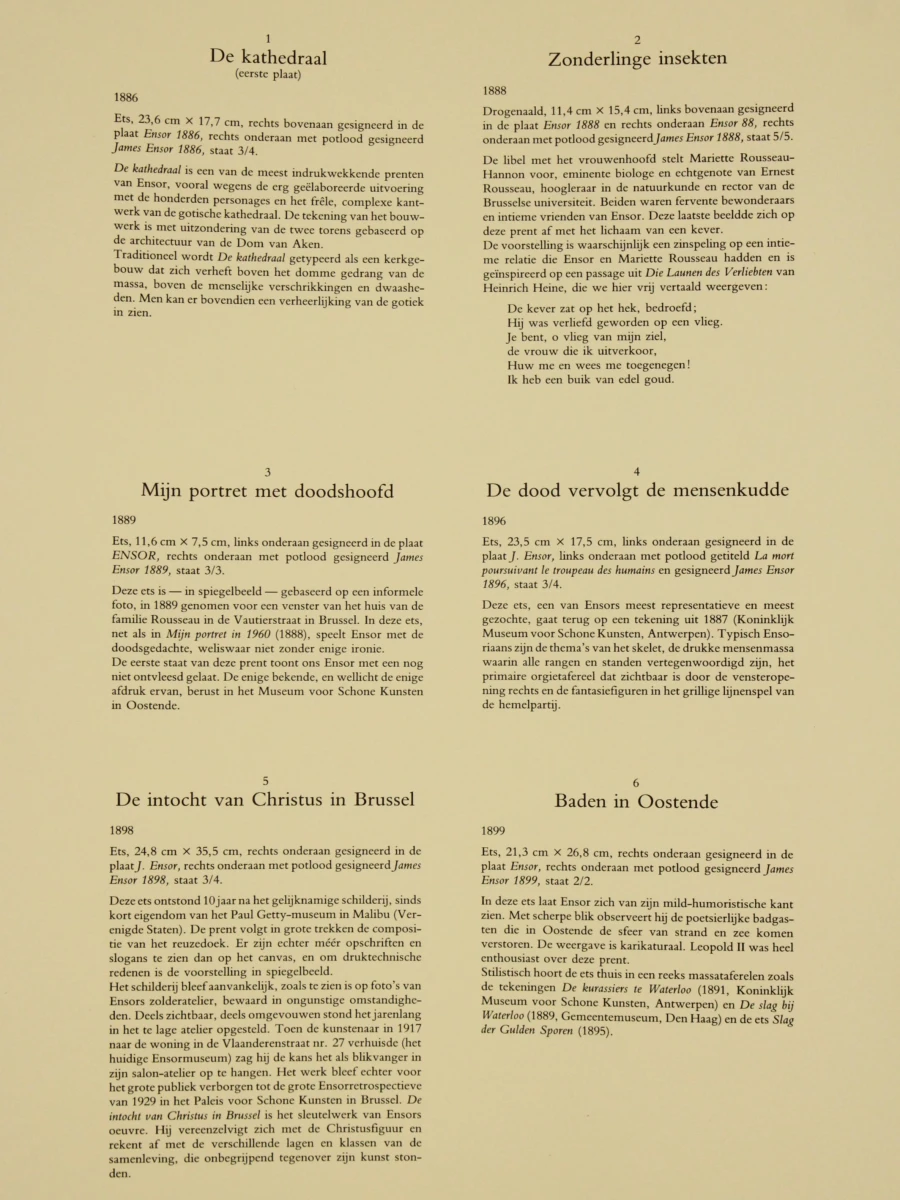 Etsen van James Ensor uit de collectie van de Kredietbank - foto 11