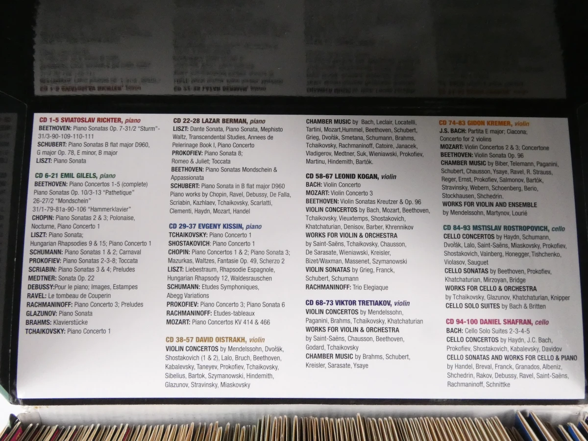 Russian Legends klassieke muziek cd-box set 100 stuks - foto 34