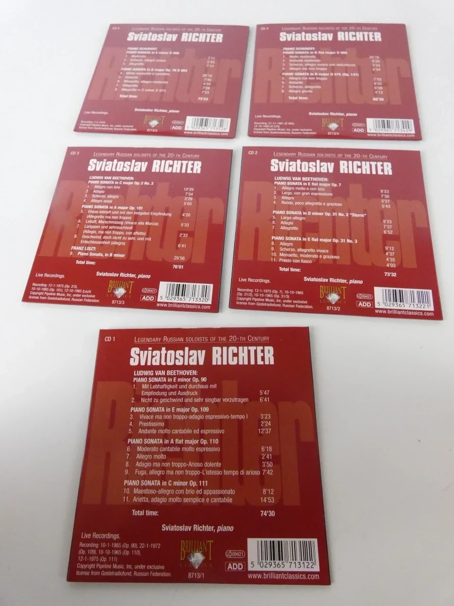 Russian Legends klassieke muziek cd-box set 100 stuks - foto 11