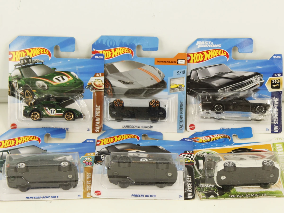 Hot wheels lot van 35 auto's in verpakking - foto 3