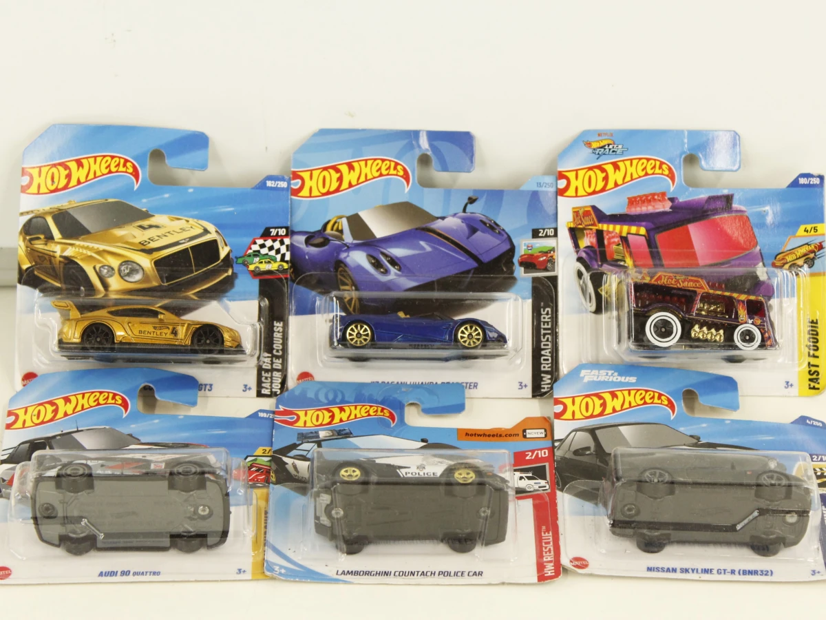 Hot wheels lot van 35 auto's in verpakking - foto 5