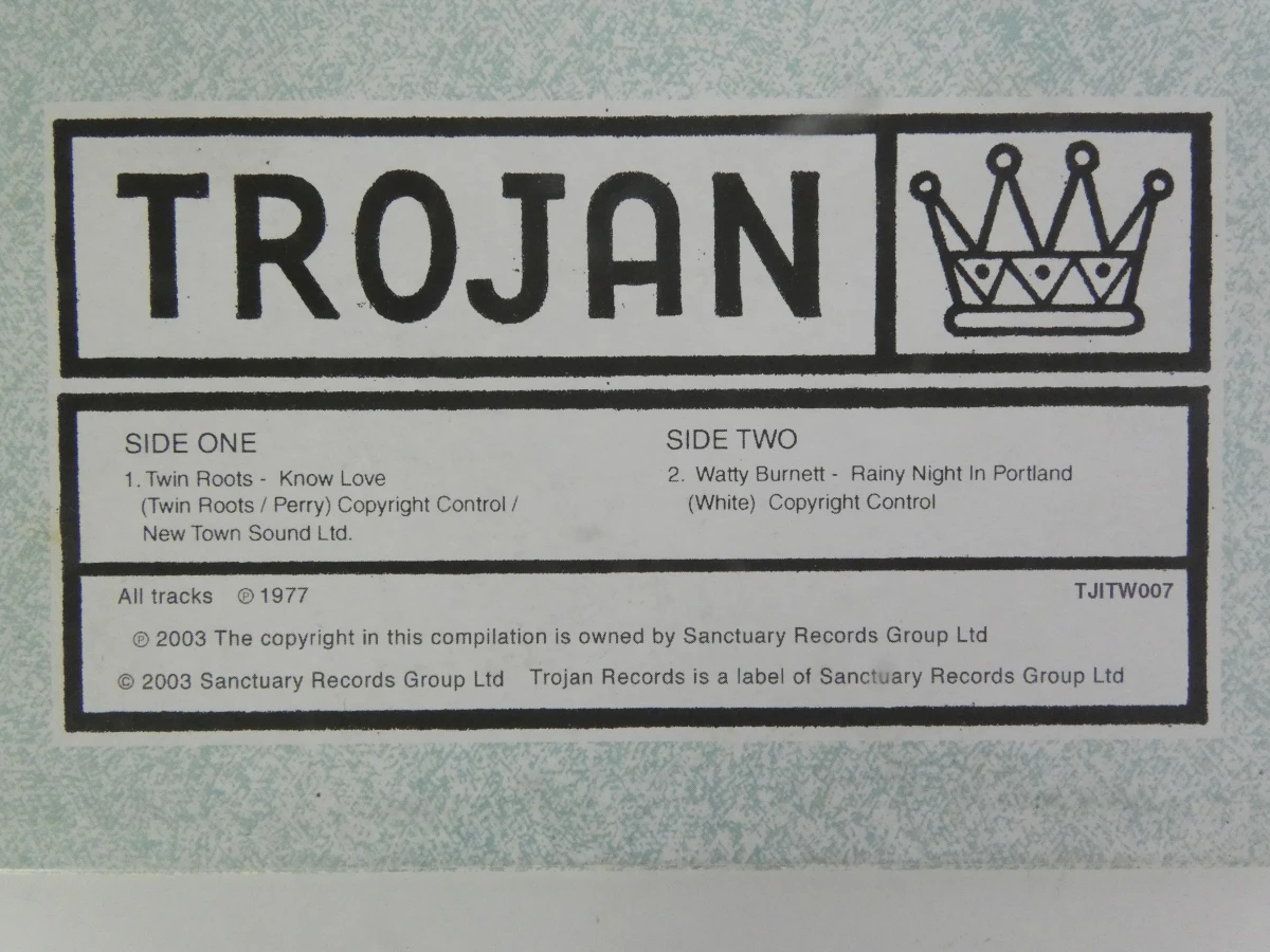 Twin Roots / Watty Burnett – Trojan Records - foto 10