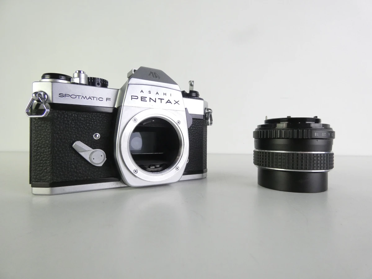 Vintage Asahi Pentax Spotmatic F spiegelreflexcamera - foto 11