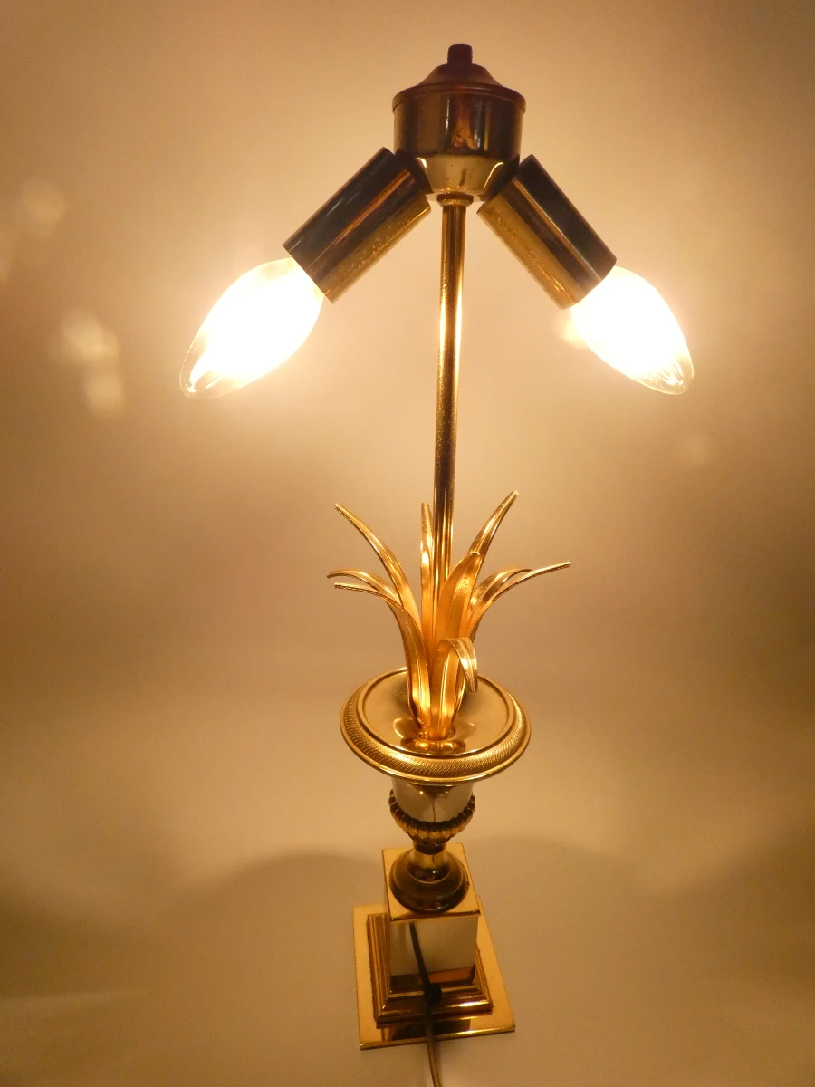Set van 2 vintage Ananas tafellampen - foto 9