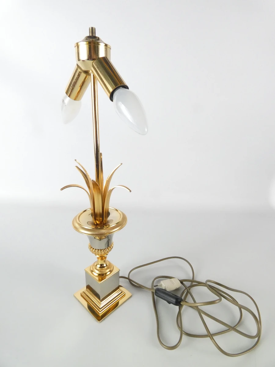 Set van 2 vintage Ananas tafellampen - foto 12