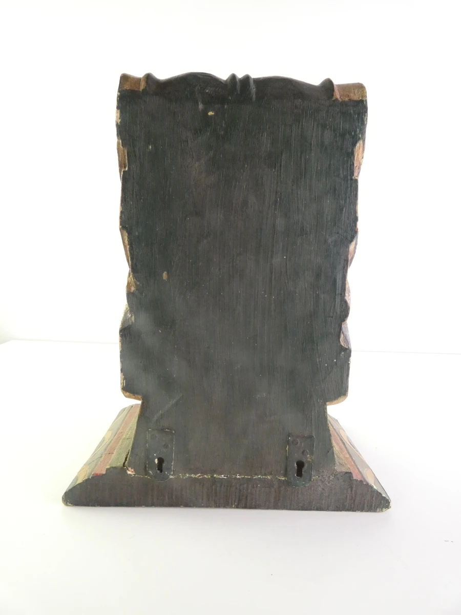 Set van 2 handgesneden houten wandconsoles – Barokstijl - foto 10