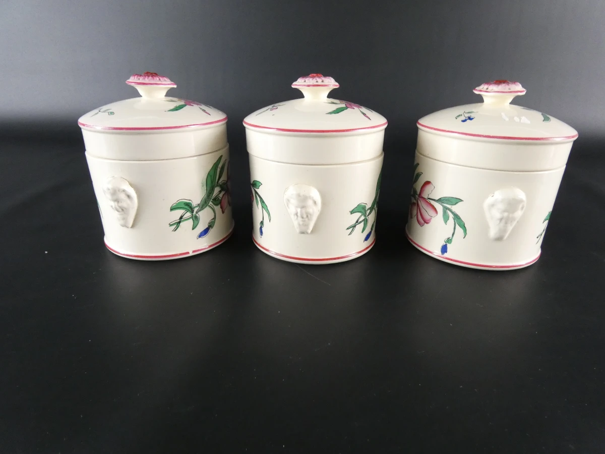7 Vintage Aardewerken Terrines / Foie Gras Potten – Sarreguemines (Frankrijk) - foto 15