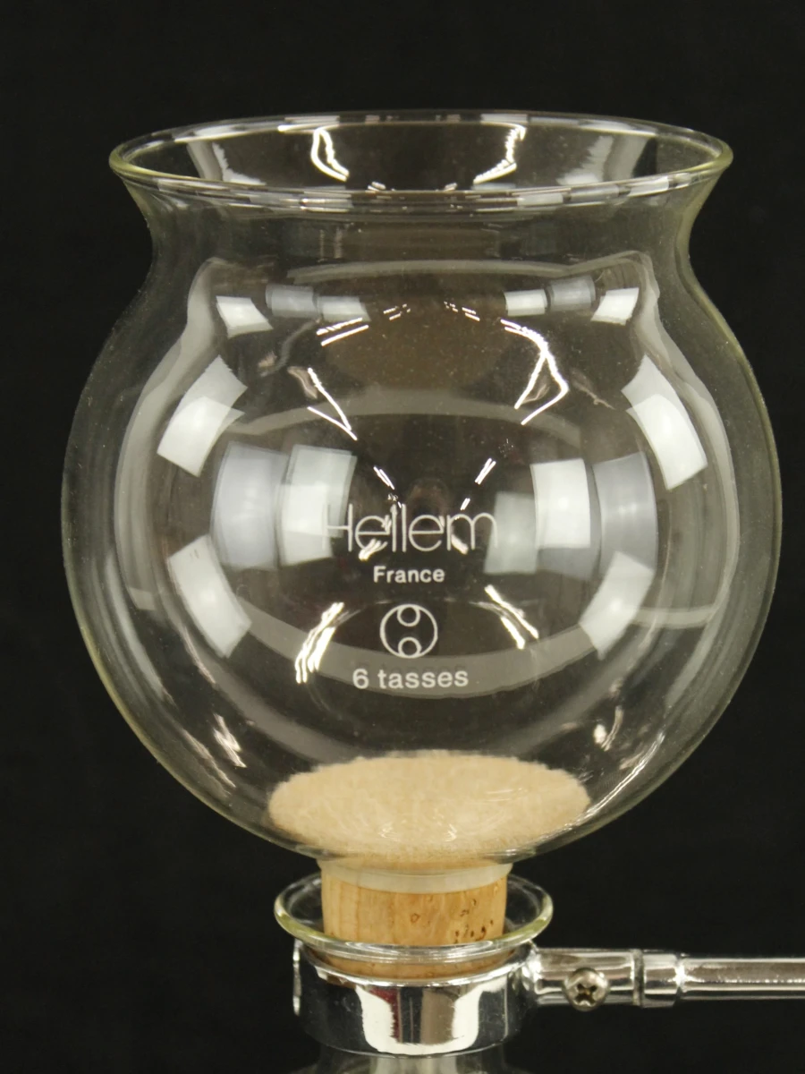 Hellem France – Vintage glazen sifonkoffiezetter – Capaciteit 6 kopjes – Met originele doos - foto 5