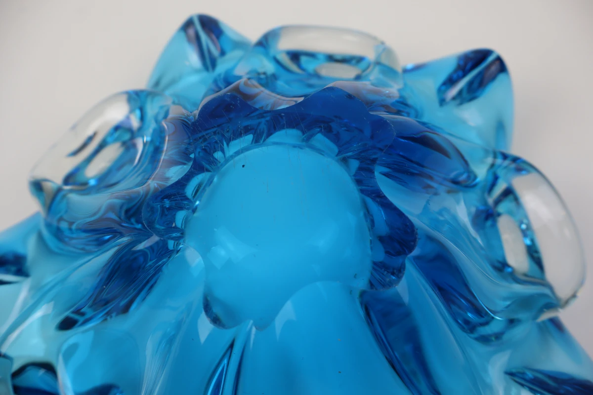 Blauwe Murano-stijl schaal - foto 4