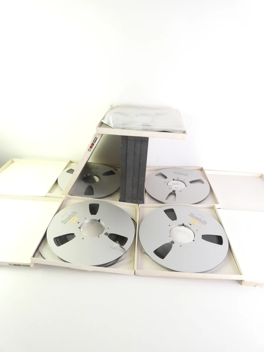 Set vintage magnetische bandspoelen - foto 15