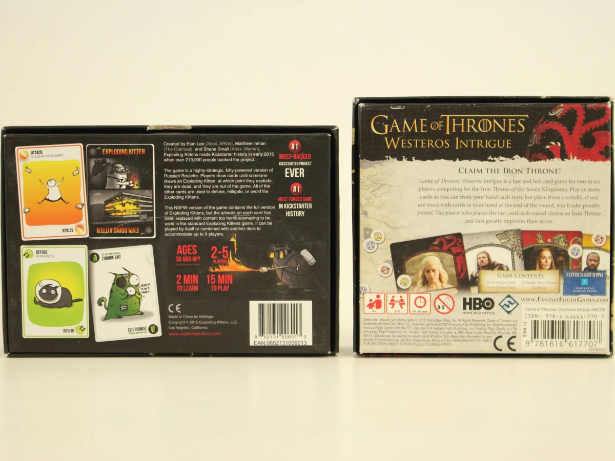 Groot spellenpakket van 12 spellen: De Slimste Mens, Labyrint, exploding kittens e.a. - foto 5