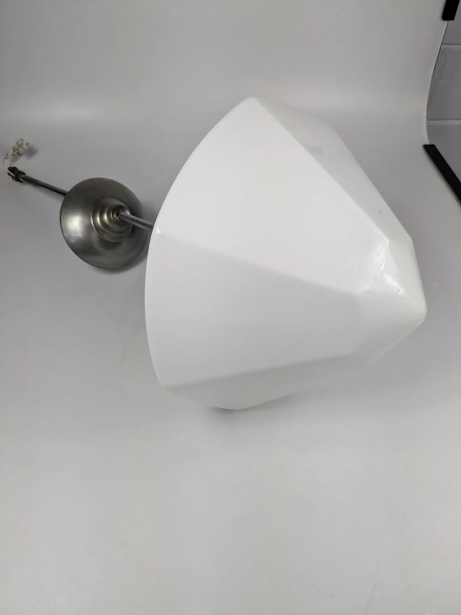 Vintage Art-Decostijl diamantvormige hanglamp. - foto 8
