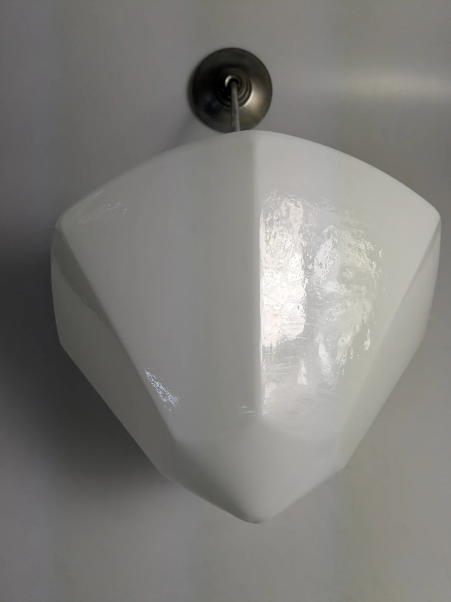Vintage Art-Decostijl diamantvormige hanglamp. - foto 9