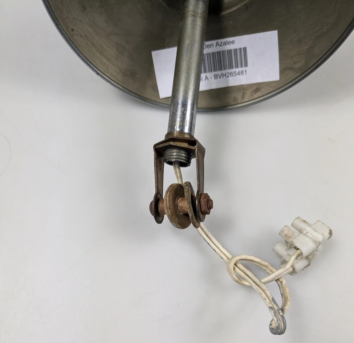 Vintage Art-Decostijl diamantvormige hanglamp. - foto 4