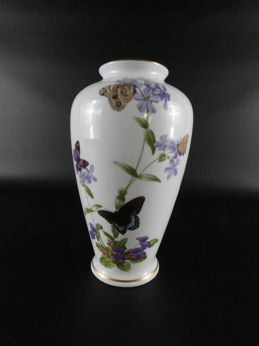 Set van 2 decoratieve porseleinen vazen - Franklin Porcelain - foto 3