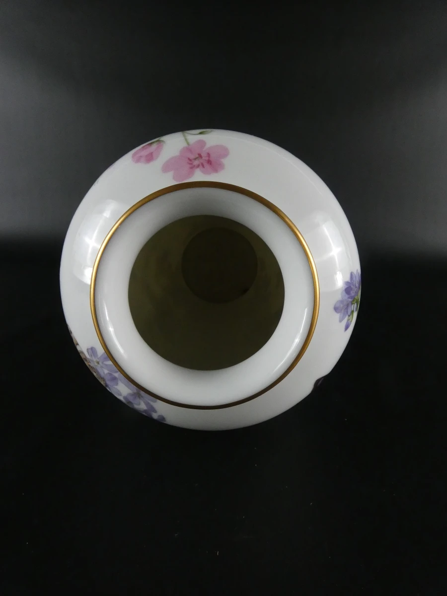 Set van 2 decoratieve porseleinen vazen - Franklin Porcelain - foto 4