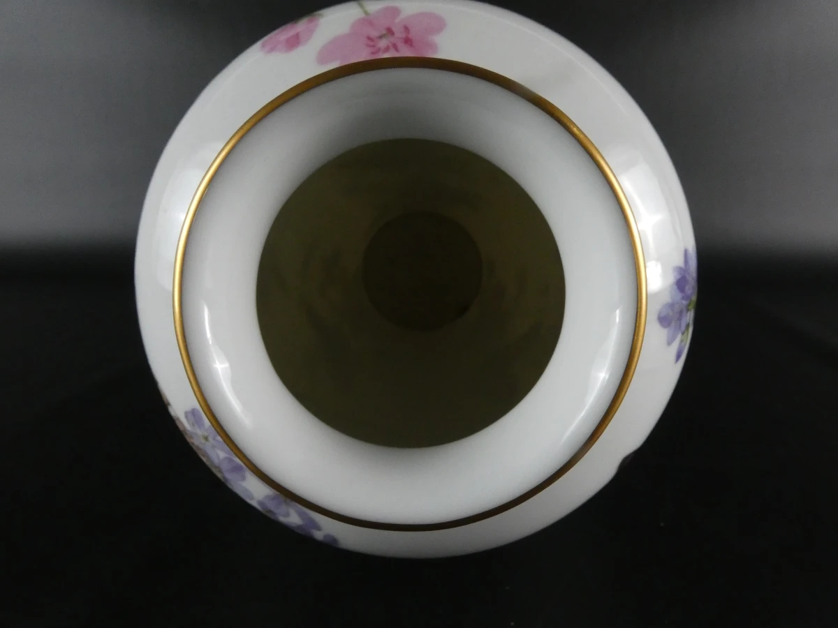 Set van 2 decoratieve porseleinen vazen - Franklin Porcelain - foto 5