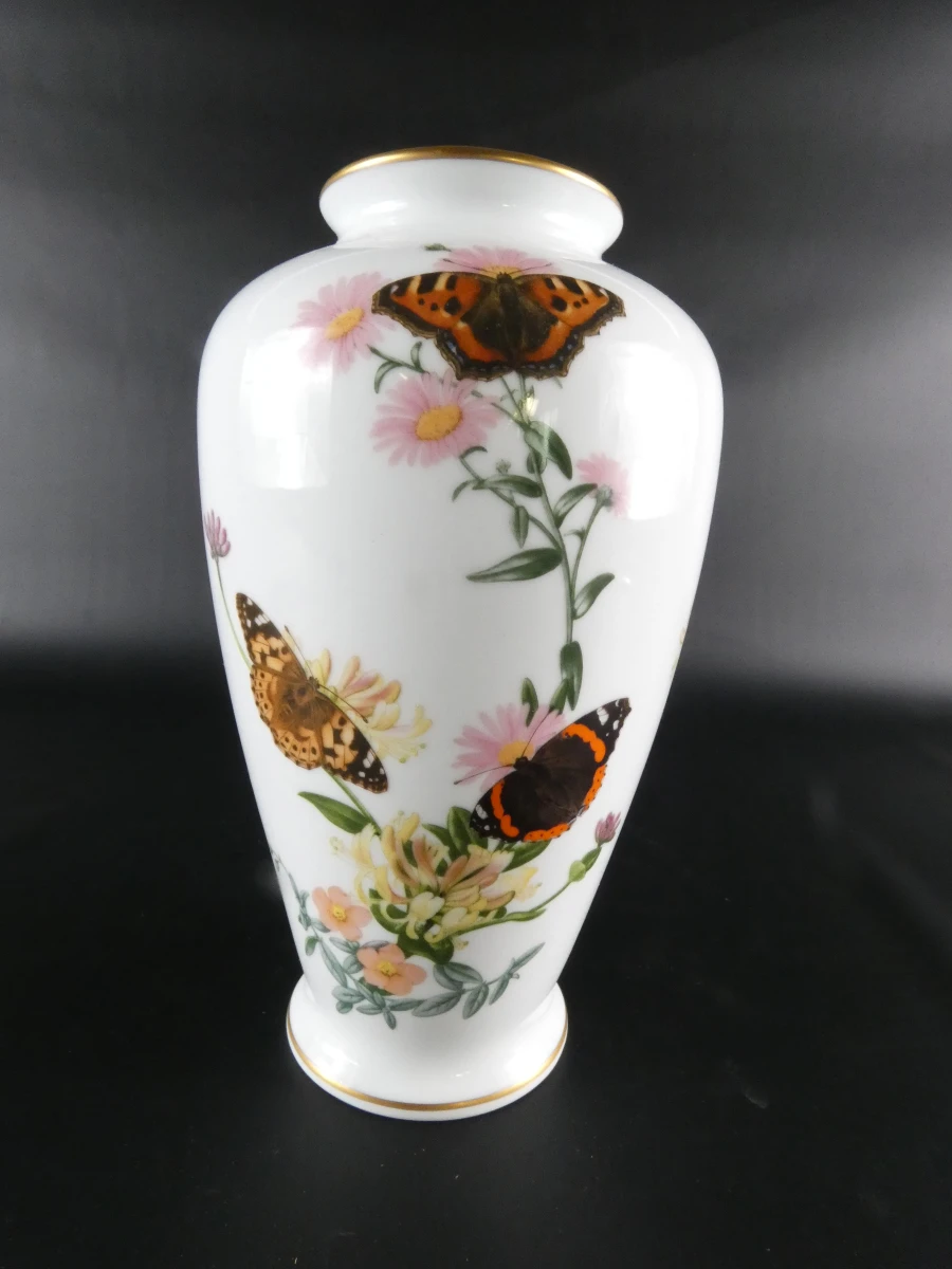 Set van 2 decoratieve porseleinen vazen - Franklin Porcelain - foto 10