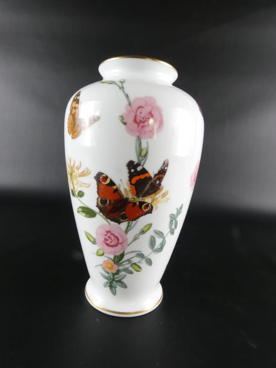 Set van 2 decoratieve porseleinen vazen - Franklin Porcelain - foto 11