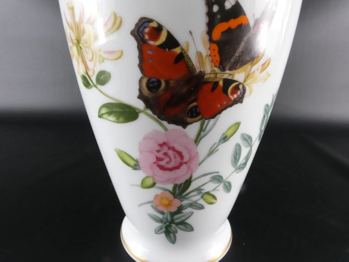 Set van 2 decoratieve porseleinen vazen - Franklin Porcelain - foto 16