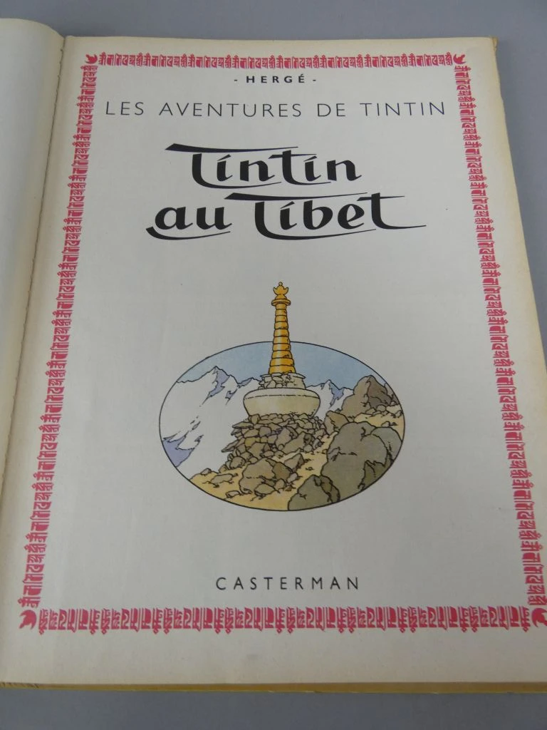 Twee exemplaren van "Kuifje in Tibet" (Frans en Nederlands) - foto 3