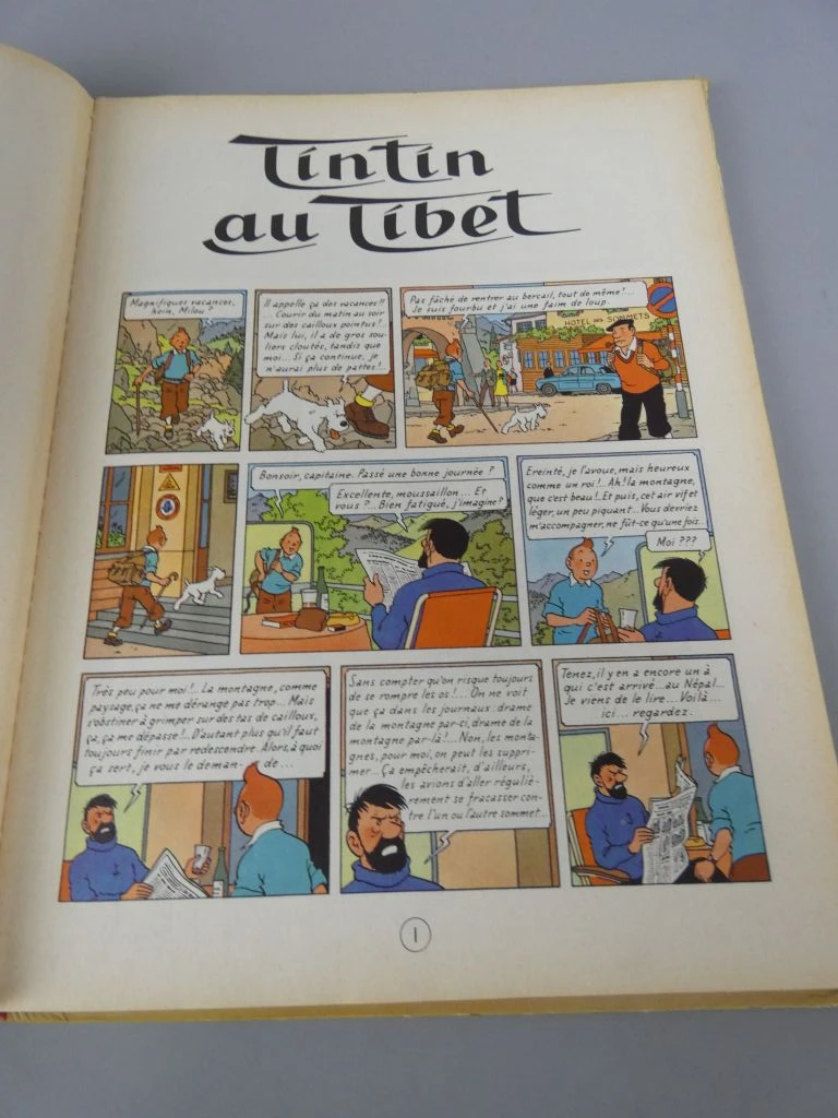 Twee exemplaren van "Kuifje in Tibet" (Frans en Nederlands) - foto 5