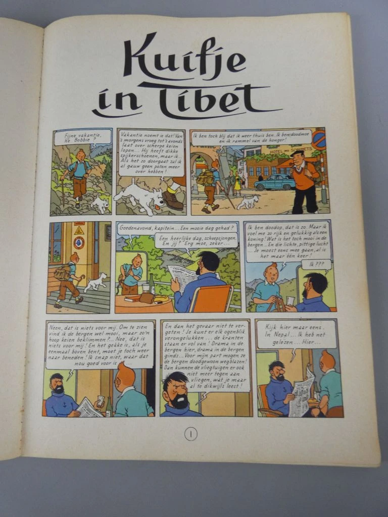 Twee exemplaren van "Kuifje in Tibet" (Frans en Nederlands) - foto 12