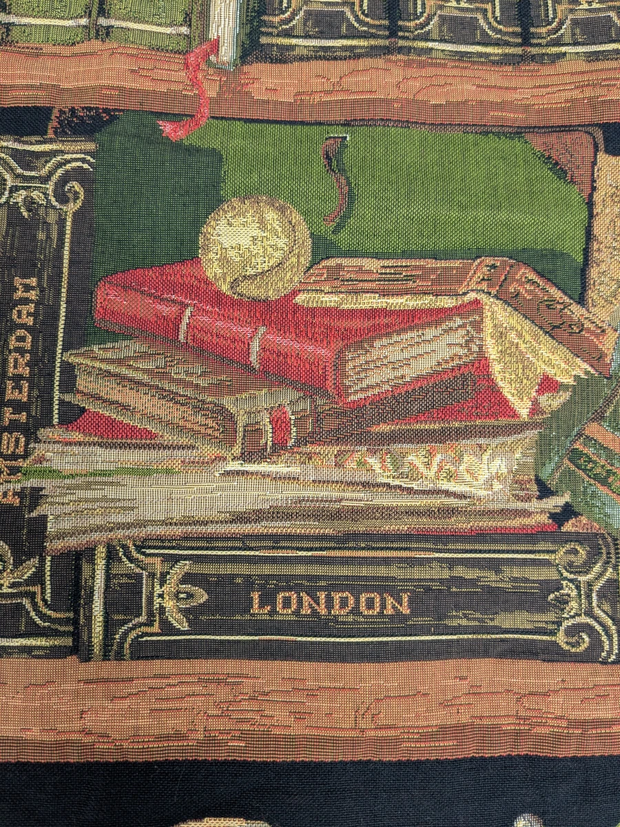 Mille Fleurs Tapestries – Wandtapijt met boekenmotief - foto 6