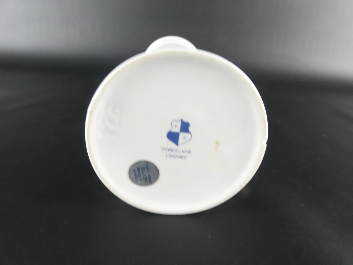3 decoratieve porseleinen objecten - Limoges en Couleuvre, Frankrijk - foto 6