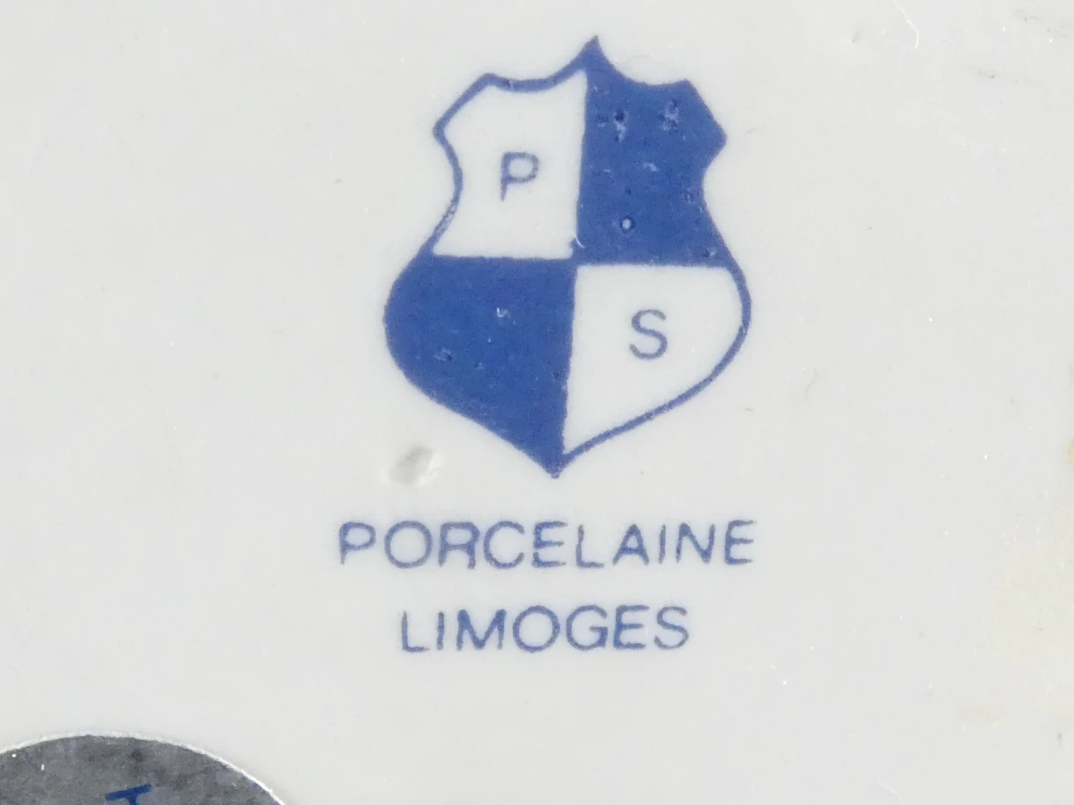 3 decoratieve porseleinen objecten - Limoges en Couleuvre, Frankrijk - foto 7