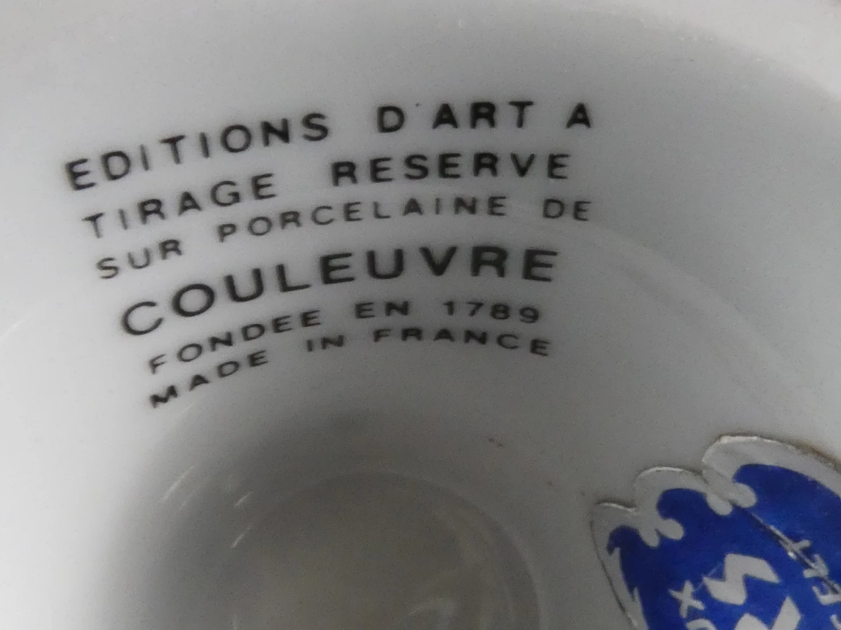 3 decoratieve porseleinen objecten - Limoges en Couleuvre, Frankrijk - foto 16