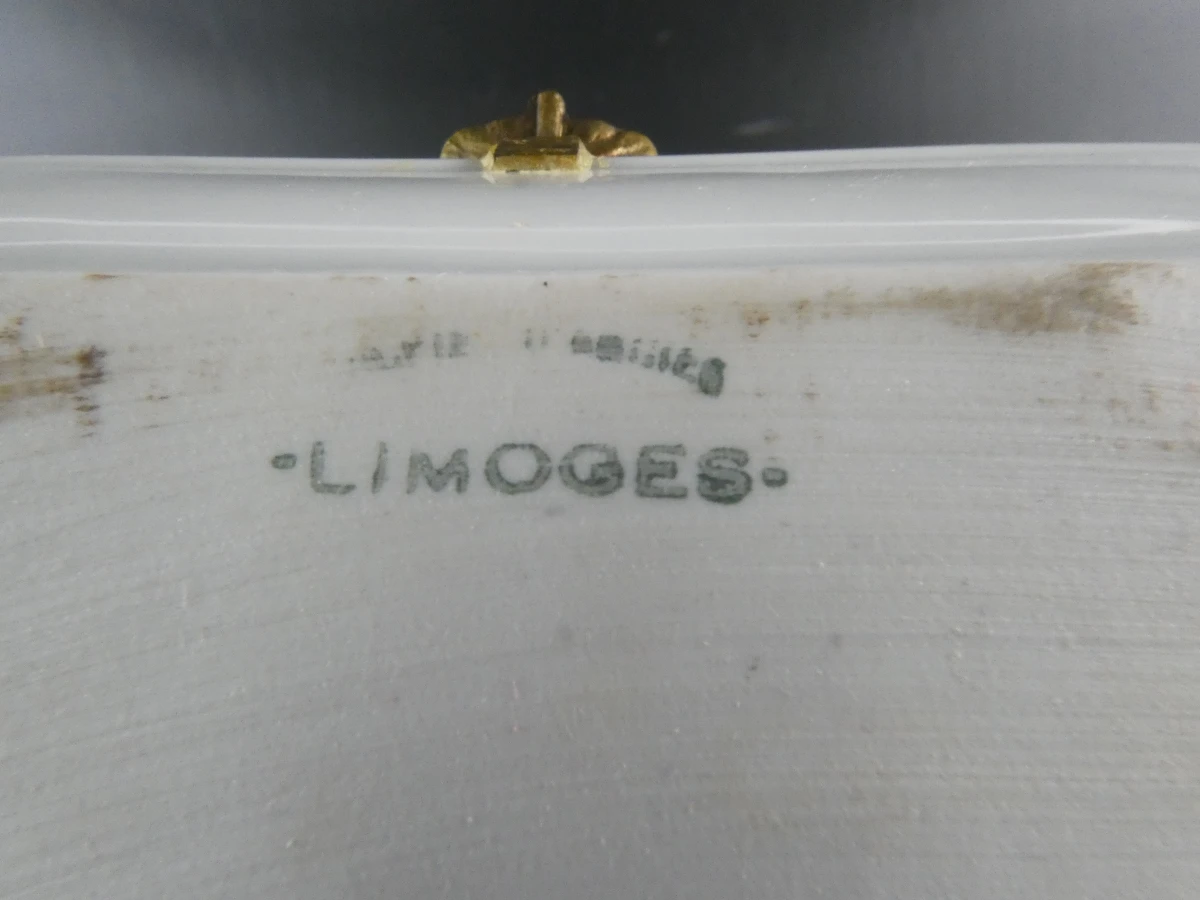 3 decoratieve porseleinen objecten - Limoges en Couleuvre, Frankrijk - foto 28