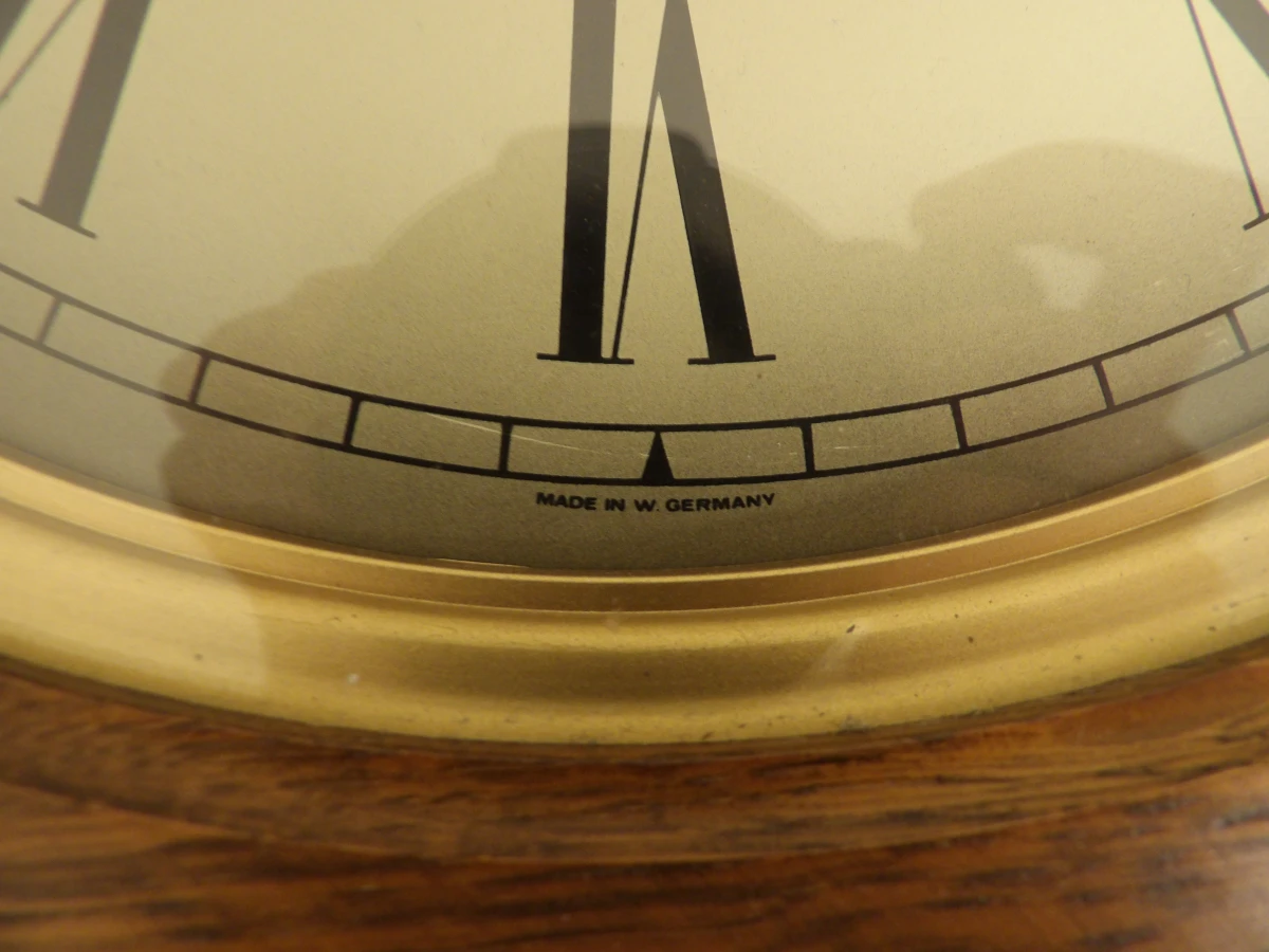 Vintage regulator wandklok - W.Haid (1985) - foto 4