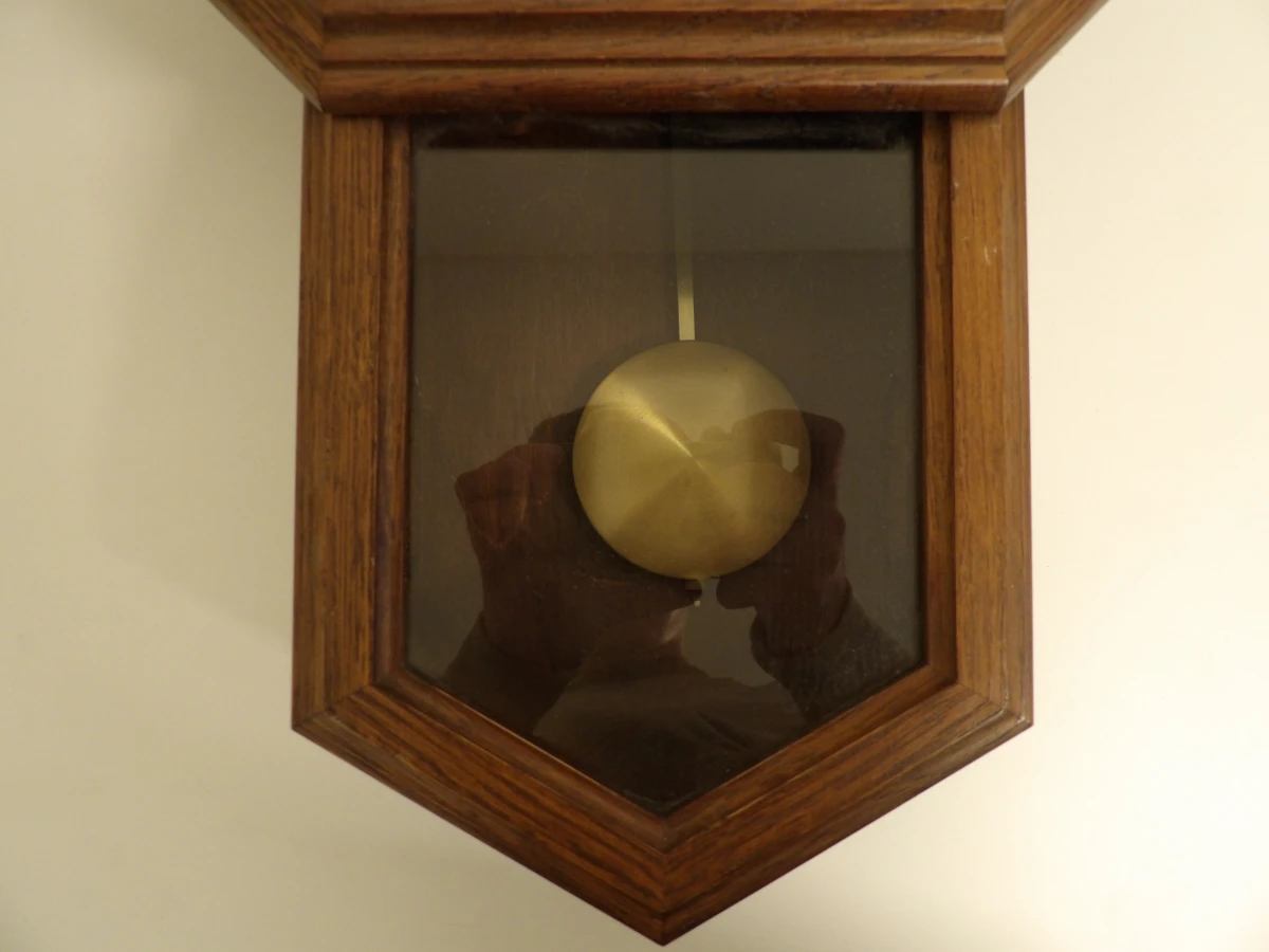 Vintage regulator wandklok - W.Haid (1985) - foto 6