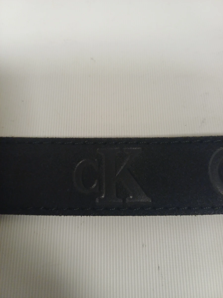 Calvin Klein leren riem - zwart - foto 3